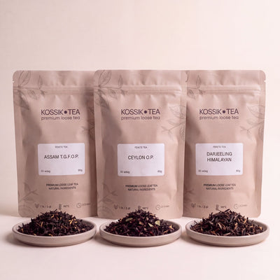 Natúr Fekete Trió – Kossik Tea & Coffee bundle