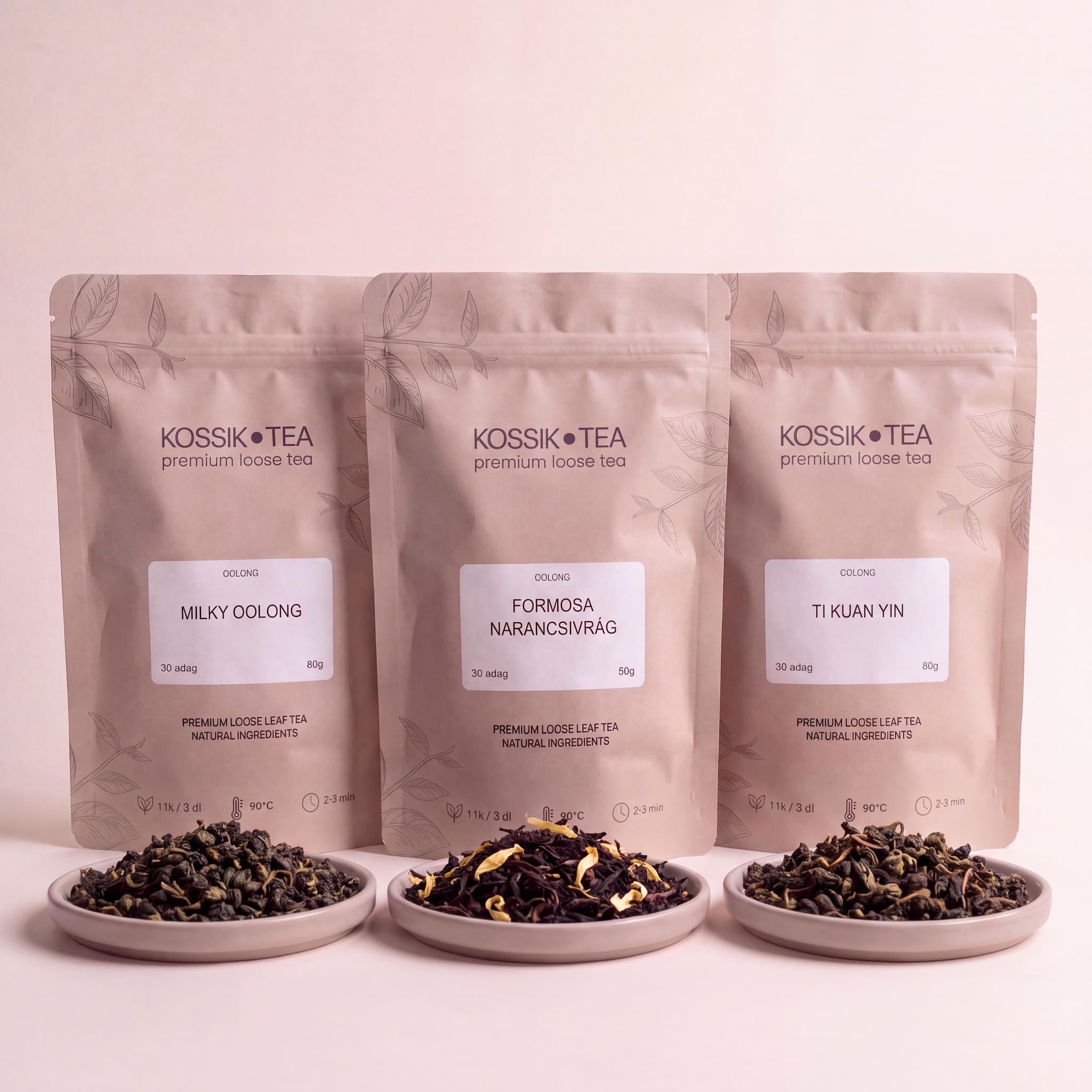 Oolong Trió – Kossik Tea & Coffee bundle
