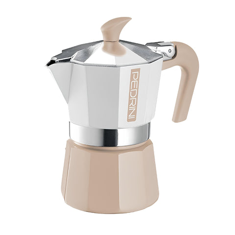 Pedrini MyMoka New Color kotyogós kávéfőző bézs