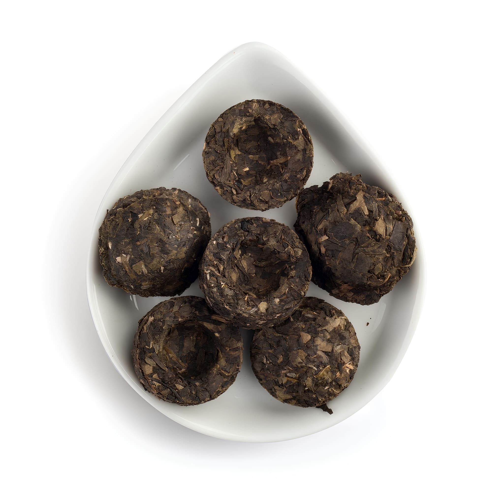 pu-erh tou cha mini préselt fekete szálas tea 10 db, prémium minőségű, aromás szálas tea