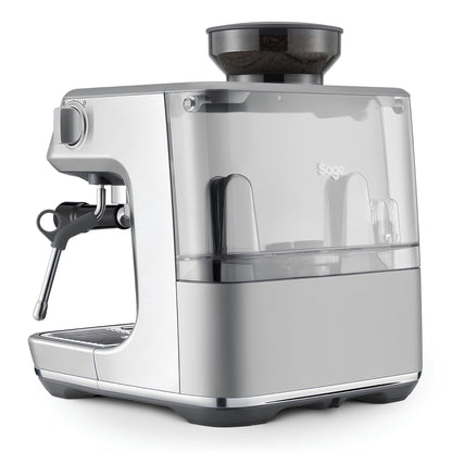 sage barista pro karos kávéfőző hátulnézet víztartállyal