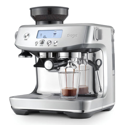 sage barista pro eszpresszó gép működés közben másik oldalról