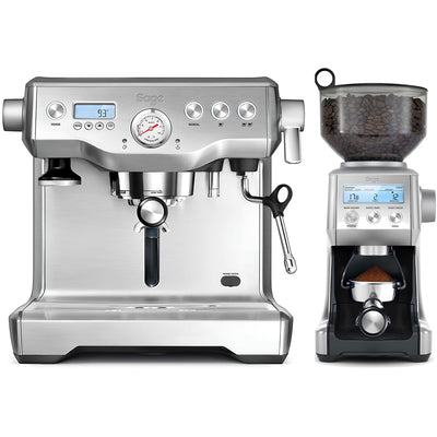 sage dual boiler karos eszpresszó kávégép és smart grinder pro daráló együtt
