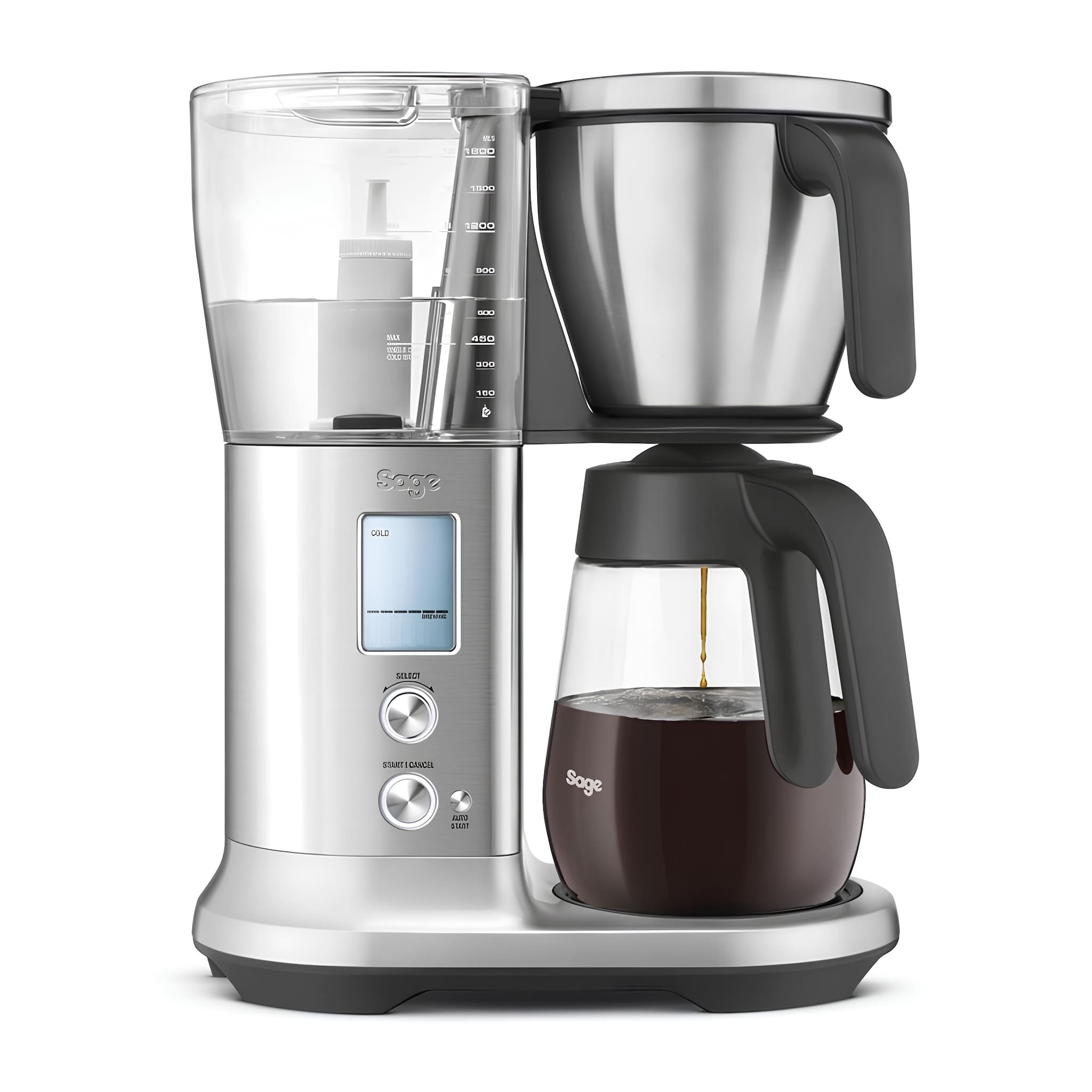 sage precision brewer filteres kávéfőző kancsó kávéval