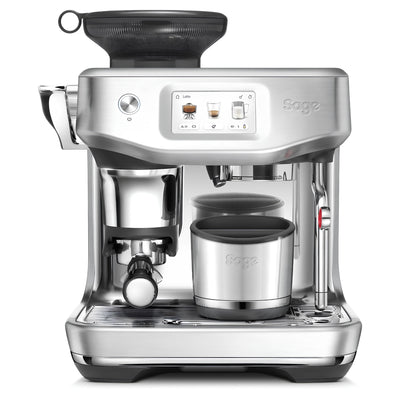 sage the knock box zacckiütő sage kávégéppel együtt otthoni barista környezetben