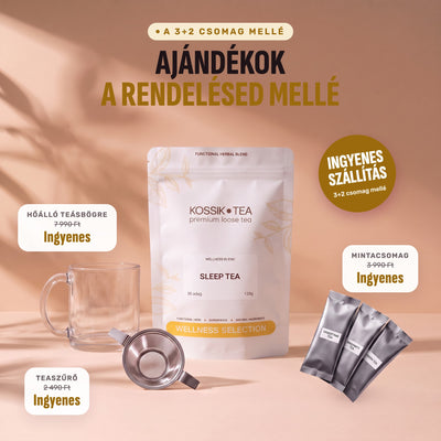 Sleep Tea – ajándékok a 3+2 csomag mellé