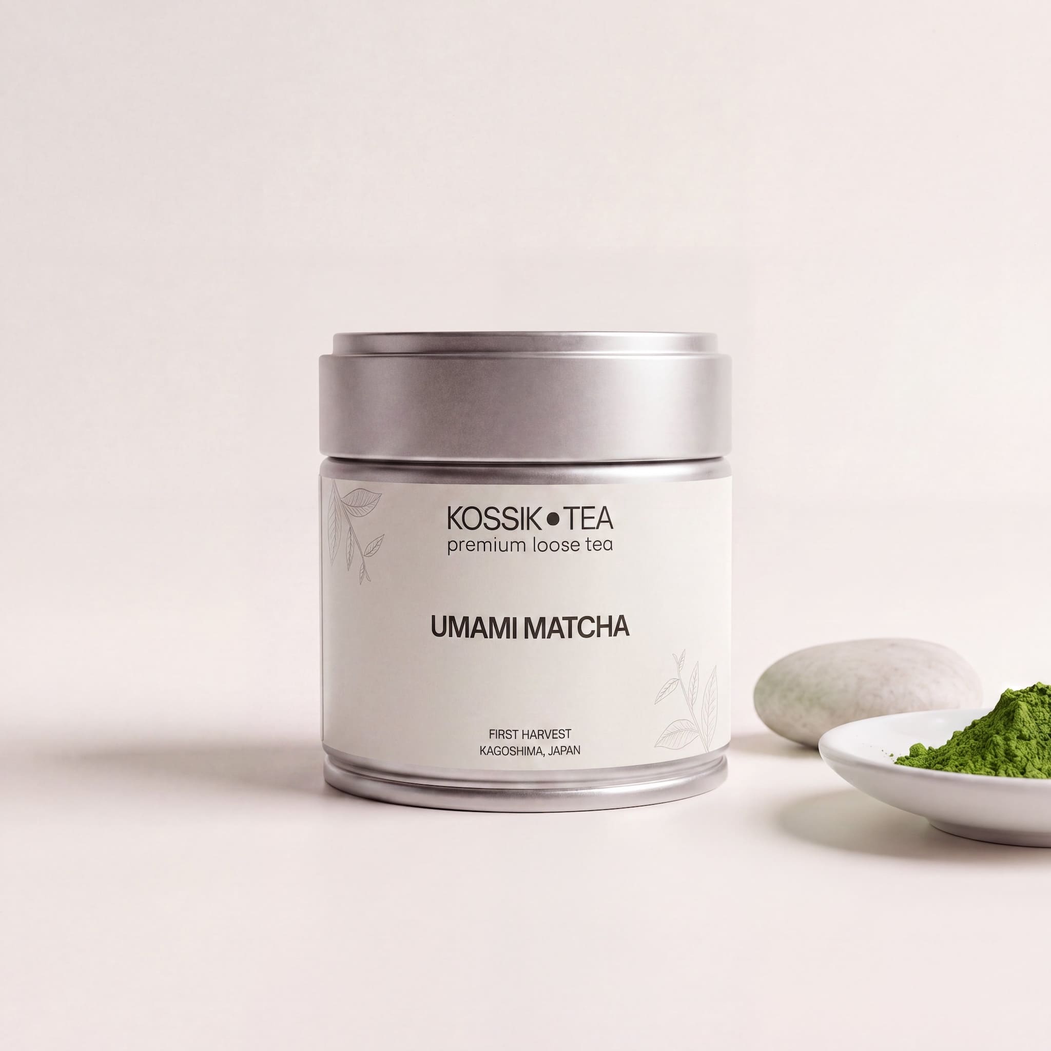 Umami Matcha csomagolása – Kossik Tea & Coffee