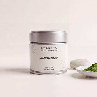 Umami Matcha csomagolása – Kossik Tea & Coffee