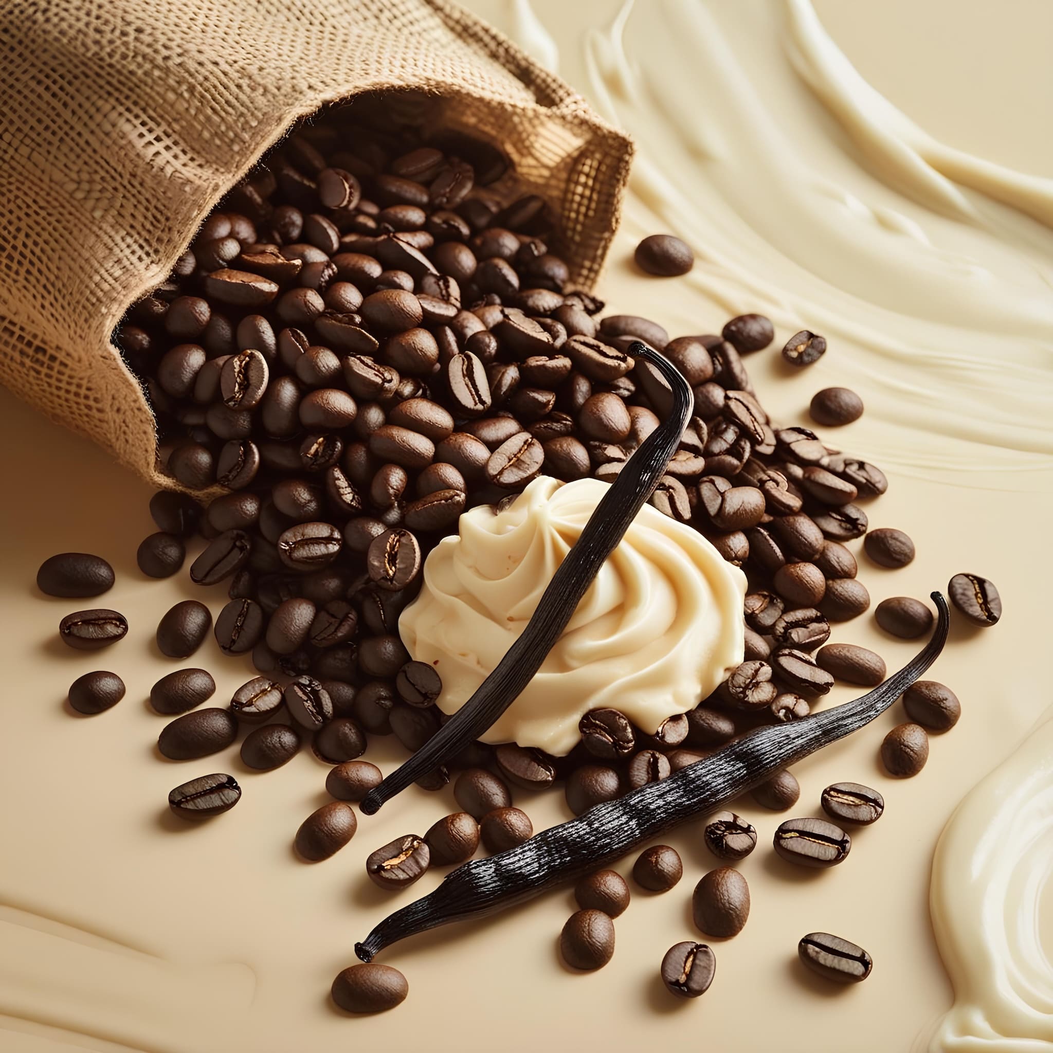 vanília krém ízesítésű 100% arabica kávé, többféle kiszerelésben, kiváló minőségű prémium termék